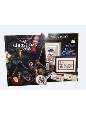O Christmas Tree Book and  A Visit From Father Christmas Cross Stitch Patterns